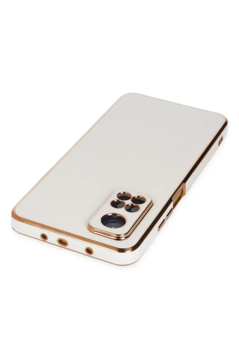uryport Xiaomi Mi 10T Kılıf Volet Silikon - Beyaz