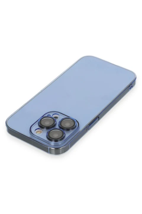 uryport Apple iPhone 13 Pro Max Kılıf Armada Lensli Kapak - Sierra Blue