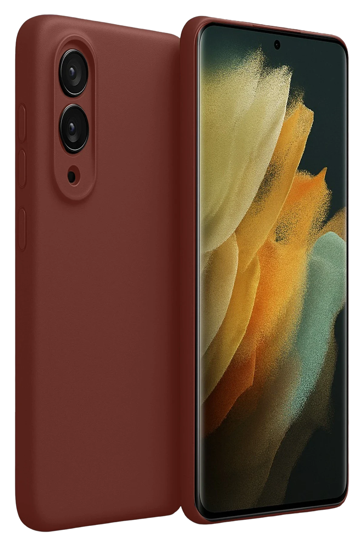 uryport Samsung Galaxy S25 Edge First Silikon - Bordo
