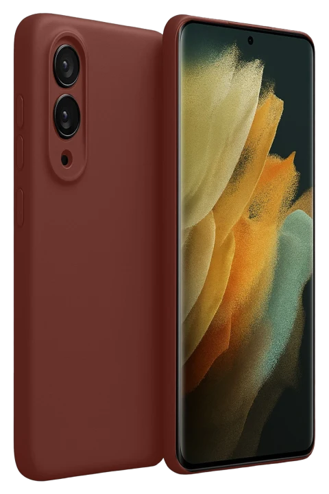 uryport Samsung Galaxy S25 Edge First Silikon - Bordo