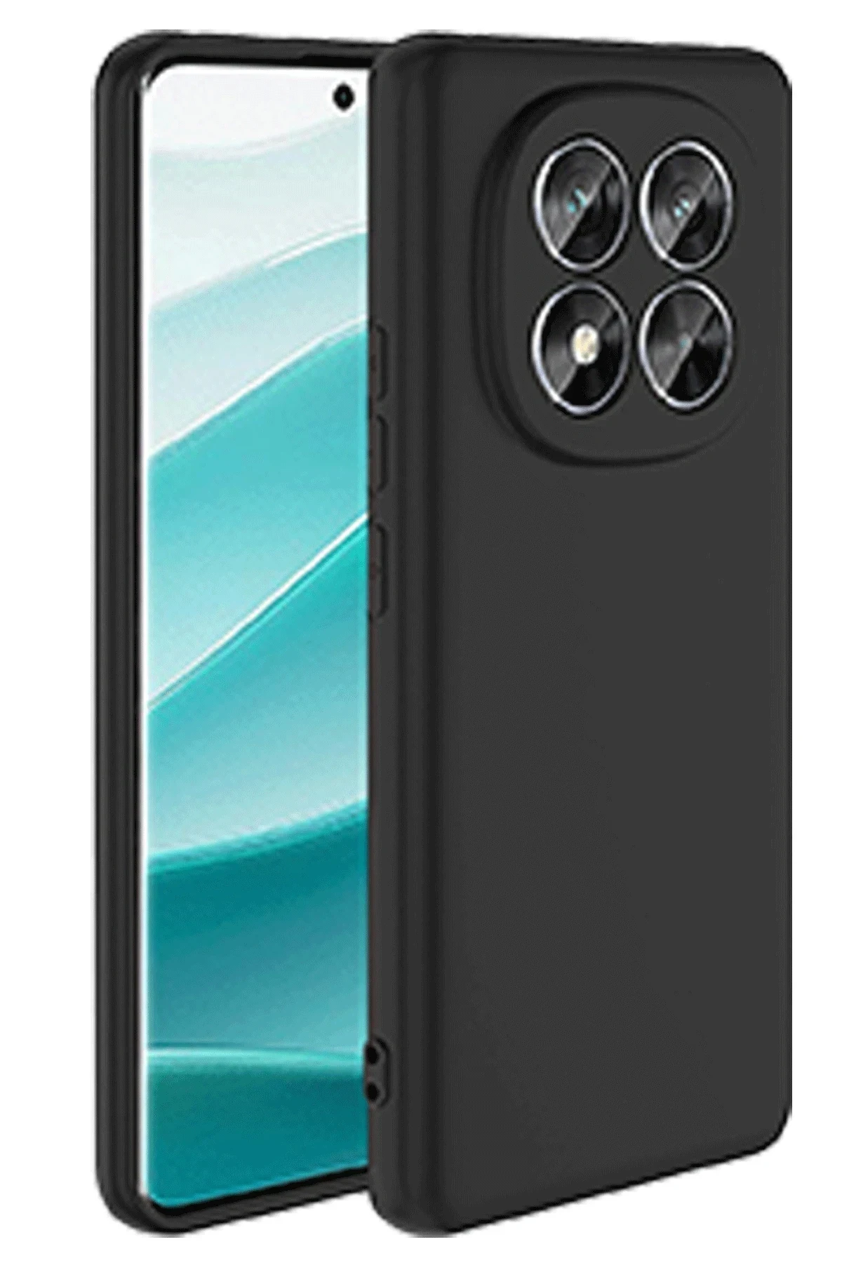 uryport Xiaomi Redmi Note 14 Pro 5G Kılıf Nano içi Kadife Silikon - Siyah