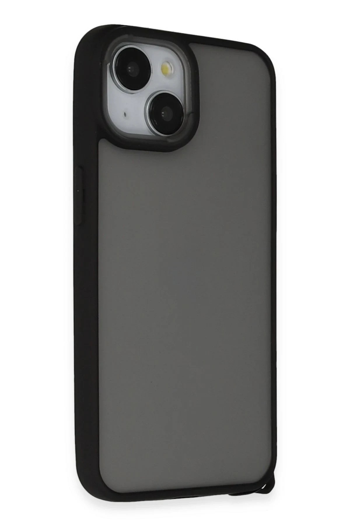 uryport Apple iPhone 15 Kılıf Elegant Kapak - Siyah