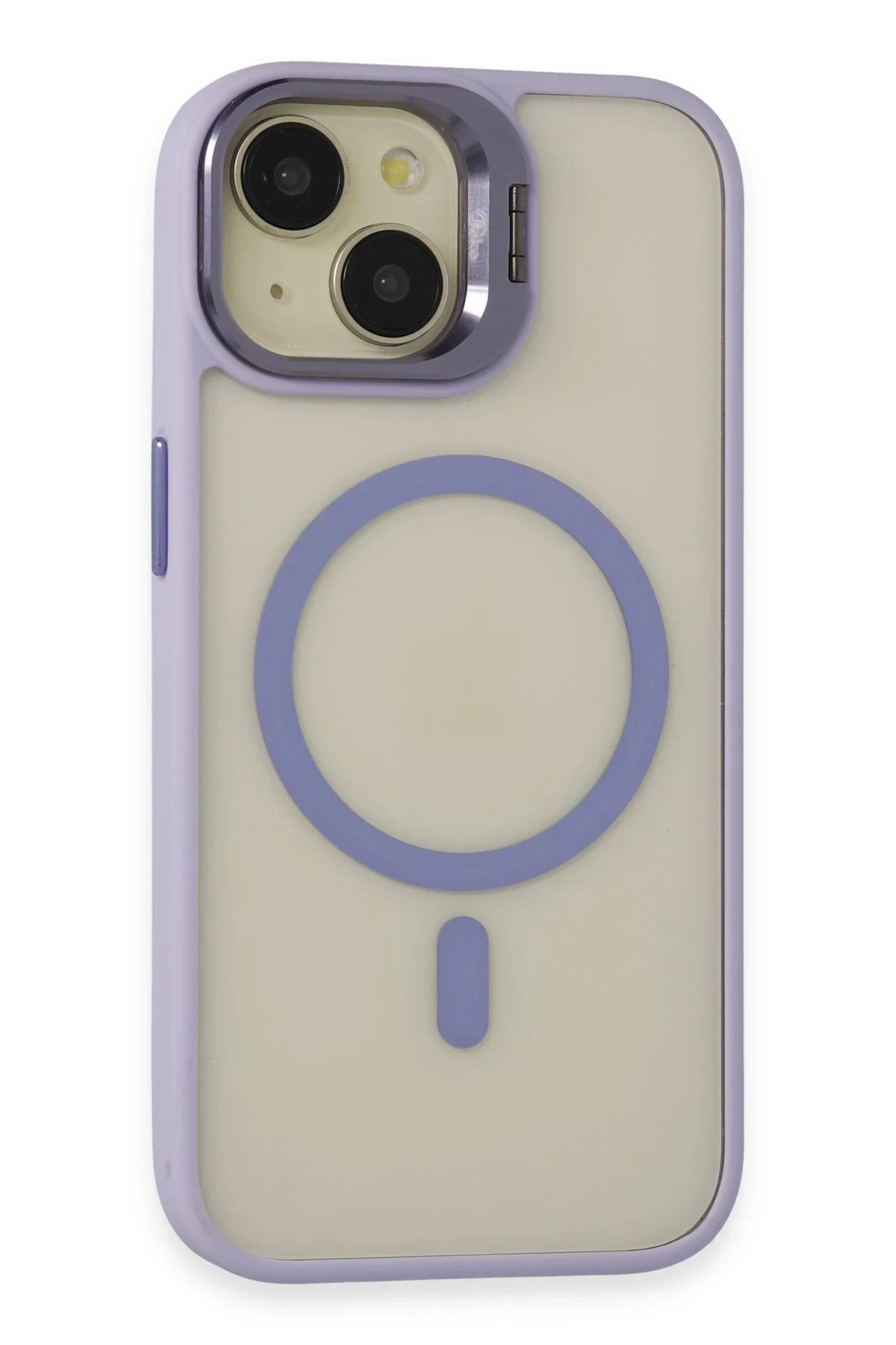 Joko Apple iPhone 15 Kılıf Roblox Lens Magsafe Standlı Kapak - Lila