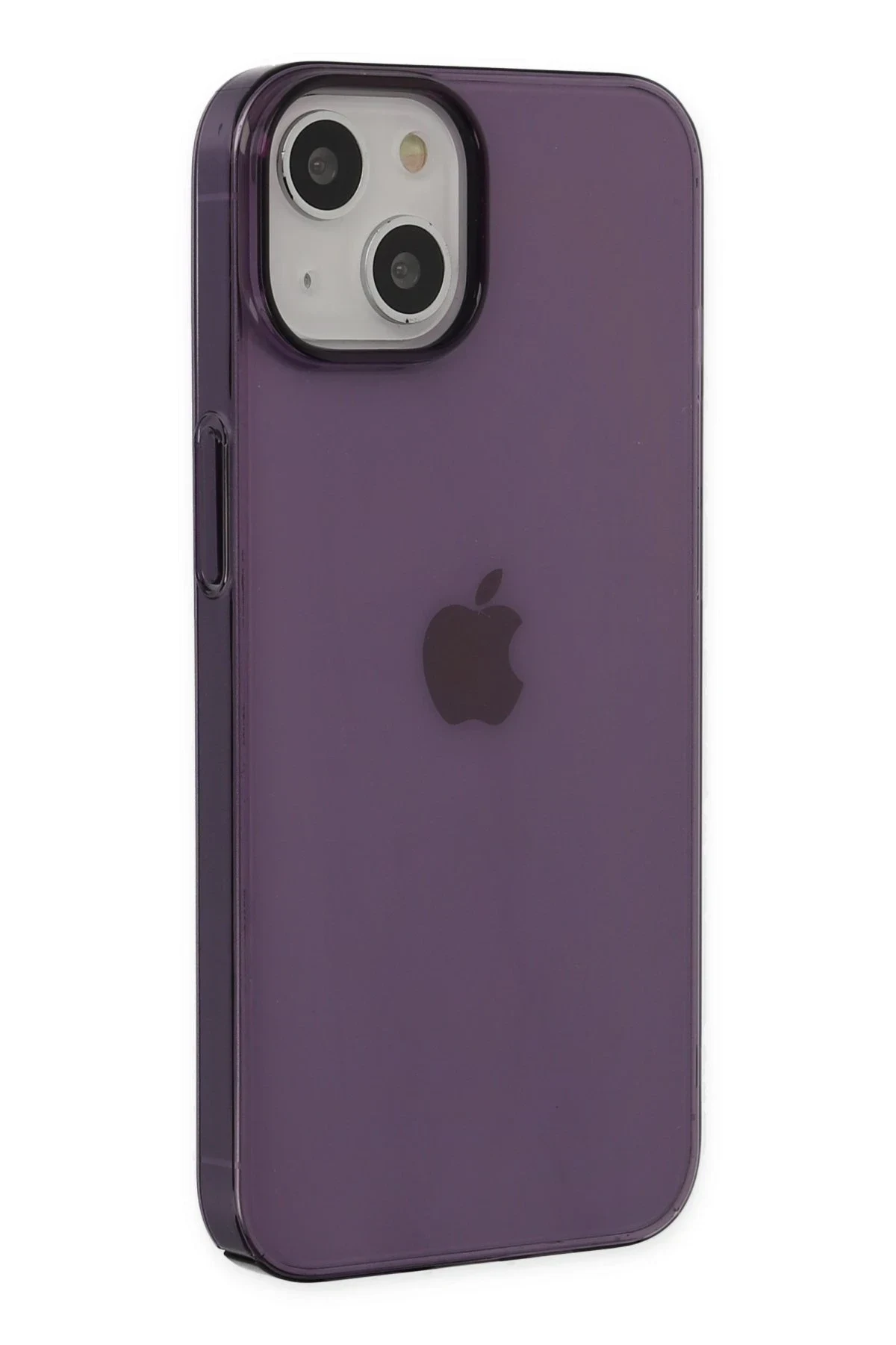 uryport Apple iPhone 15 Kılıf Pc Sert Şeffaf Kapak - Mor