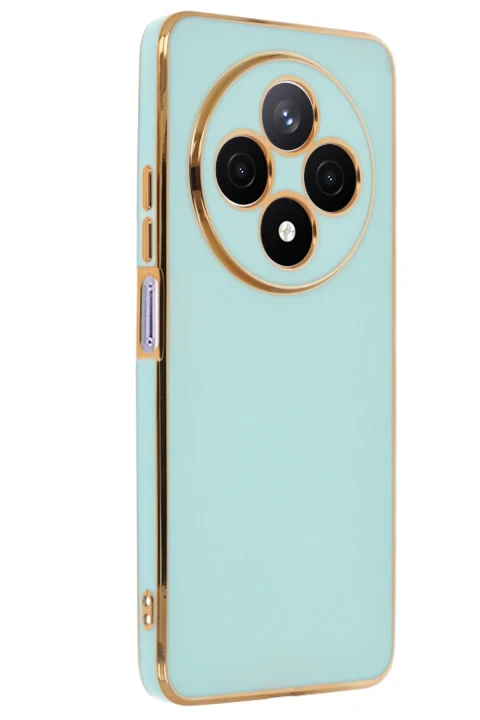 uryport Xiaomi Redmi 14C Kılıf Volet Silikon - Açık Yeşil