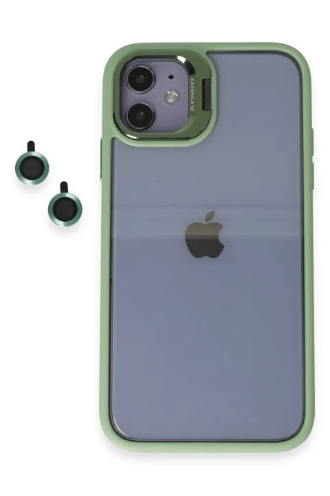 Joko Apple iPhone 11 Kılıf Roblox Lens Standlı Kapak - Yeşil