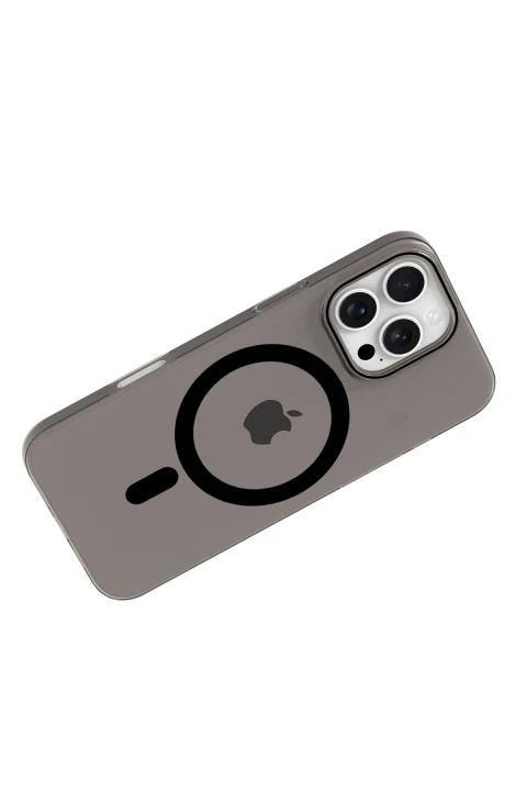 Joko Apple iPhone 16 Pro PC Blank Magsafe Kapak - Siyah