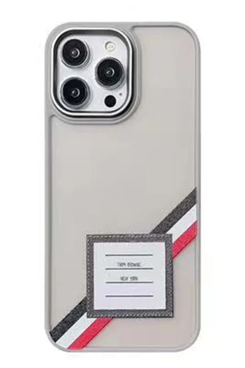 Movenchy Apple iPhone 15 Pro Terra Desenli Kapak - Gri - 1