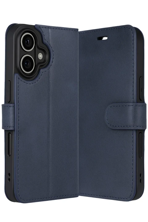 uryport Apple iPhone 17 Trend S Plus Kapaklı Kılıf - Lacivert