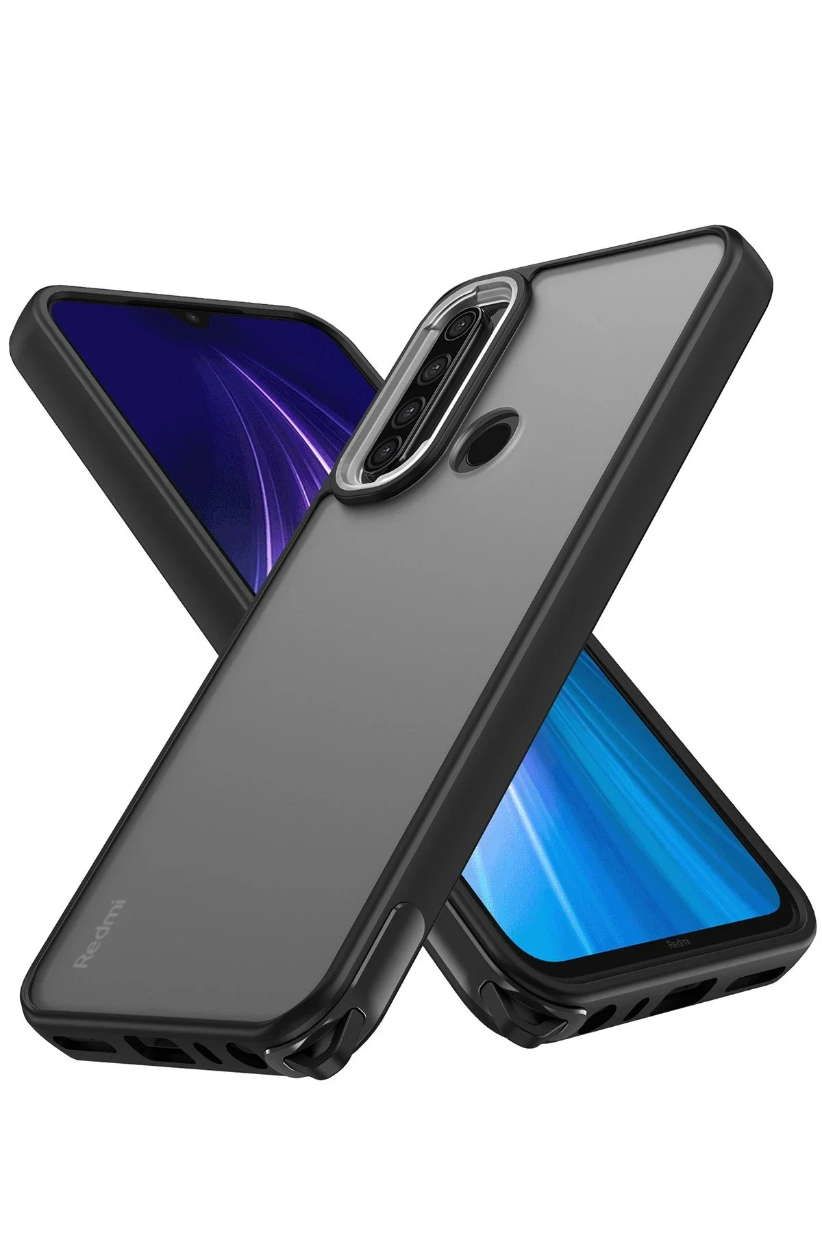 uryport Xiaomi Redmi Note 8 Kılıf Elegant Kapak - Siyah