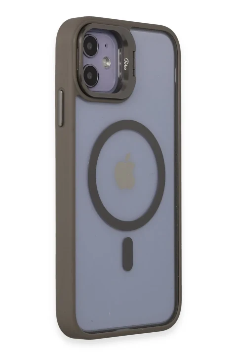 Joko Apple iPhone 11 Kılıf Roblox Lens Magsafe Standlı Kapak - Titan Gri