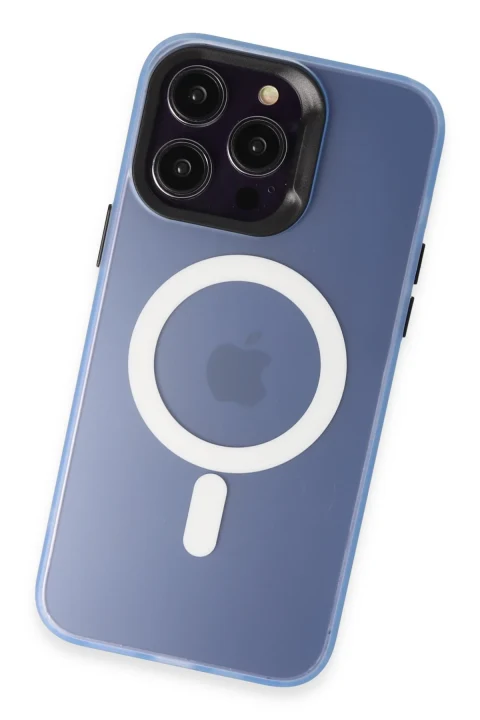 Joko Apple iPhone 14 Pro Kılıf Mateks Magsafe Kapak - Sierra Blue