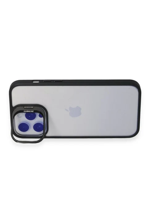 Joko Apple iPhone 13 Pro Max Kılıf Roblox Lens Standlı Kapak - Siyah