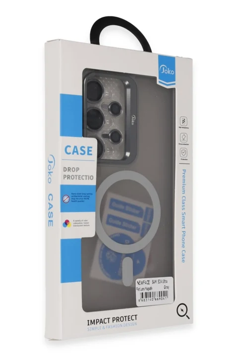 Joko Samsung Galaxy S24 Ultra Flet Lens Magsafe Kapak - Gri