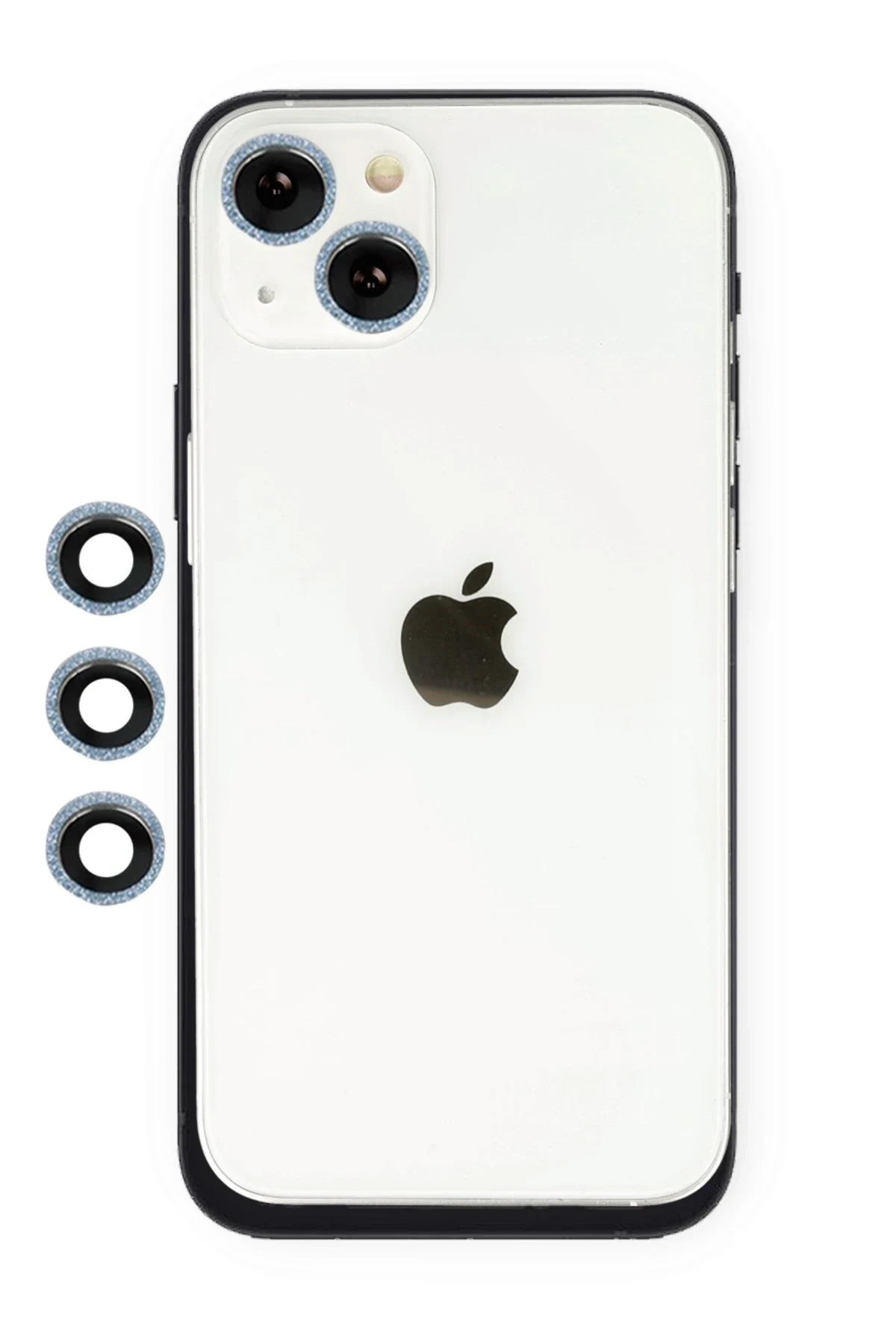 uryport Apple iPhone 14 Shine Kamera Lens - Sierra Blue