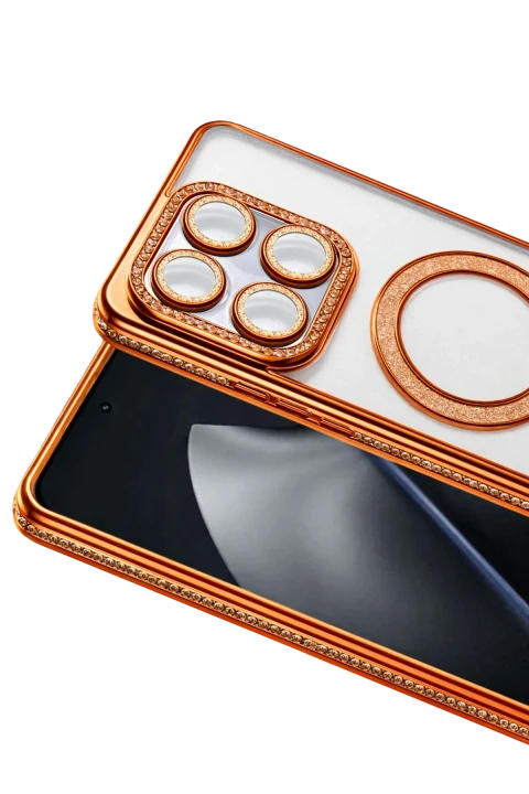 uryport Xiaomi Mi 15T Pro Joke Simli Magneticsafe Kılıf - Turuncu