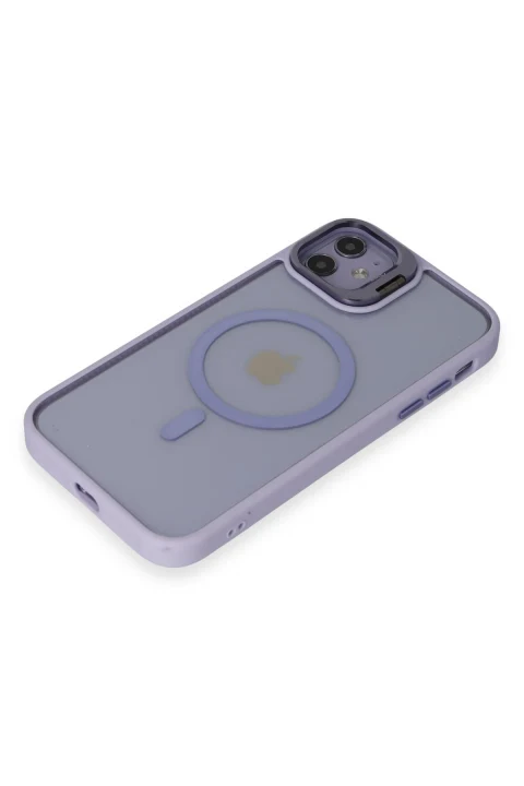 Joko Apple iPhone 11 Kılıf Roblox Lens Magsafe Standlı Kapak - Lila