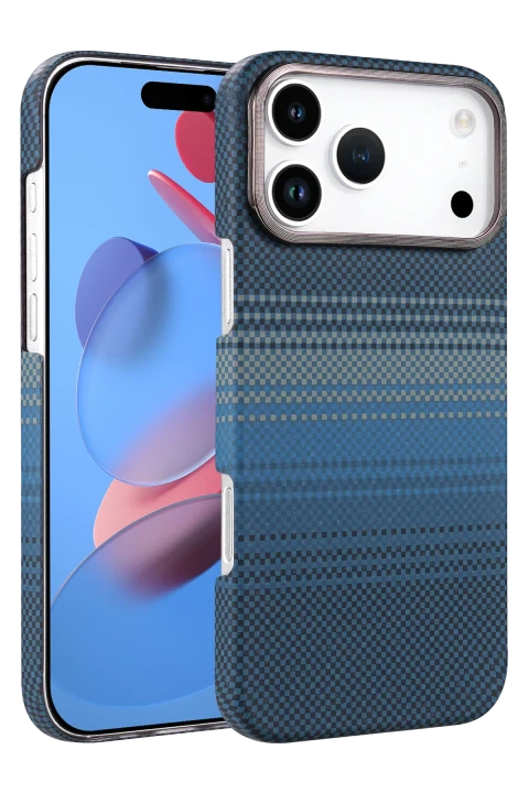 uryport Apple iPhone 17 Pro Max Vega Magsafe Kapak - Mavi