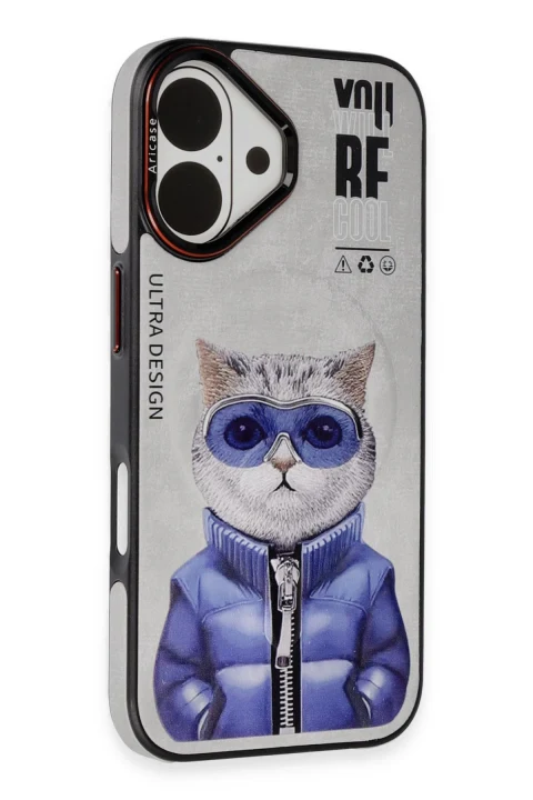 Joko Apple iPhone 16 Fun Magsafe Kapak - Titan Gri-2