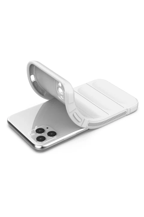 uryport Apple iPhone 11 Pro Kılıf Optimum Silikon - Krem