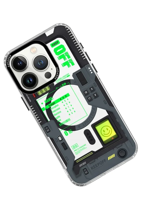 Keep Off Apple iPhone 15 Pro Max Future Armor Magsafe Kapak - Radiation