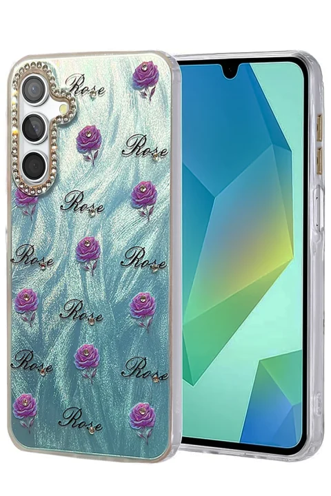 uryport Samsung Galaxy A16 5G Kılıf Blade Aynalı Desenli Kapak - Desen 9