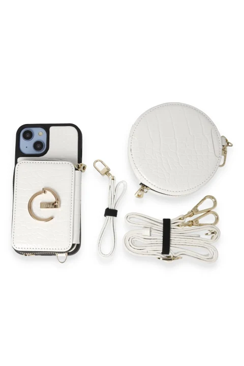 Joko Apple iPhone 14 Kılıf Ermes Kapak - Beyaz