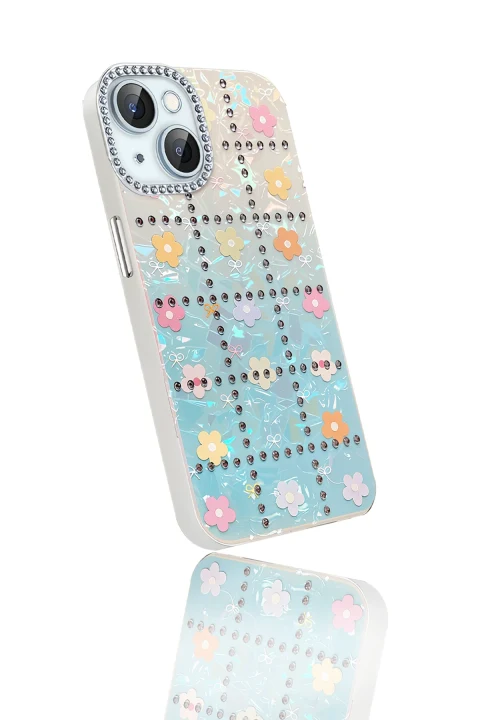 uryport Apple iPhone 14 Deco Desenli Kapak - Desen 10
