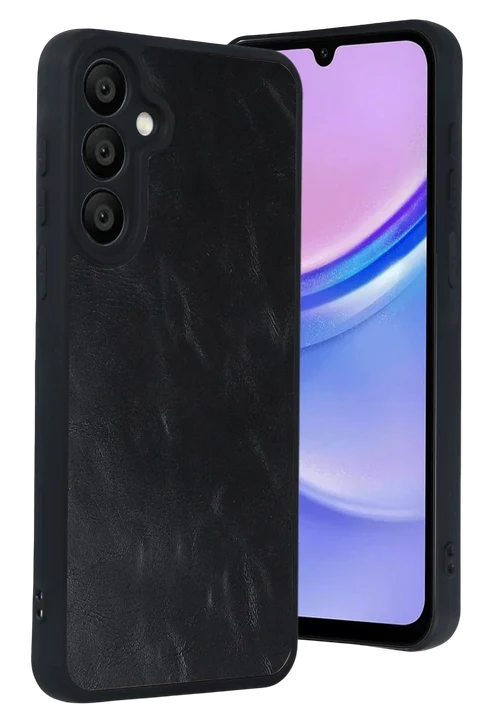 uryport Samsung Galaxy A57 5G Aras Deri Kapak - Siyah