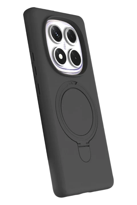 uryport Xiaomi Redmi Note 14 Pro 4G Regal Magsafe Standlı Kapak - Titan Gri