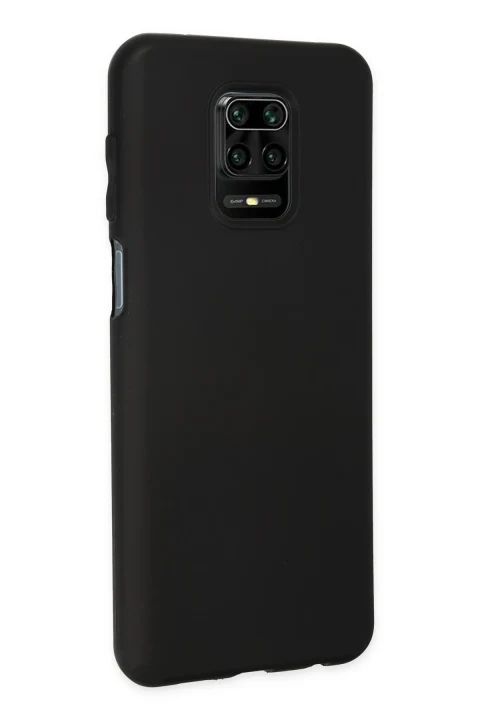 uryport Xiaomi Redmi Note 9 Pro Kılıf First Silikon - Siyah