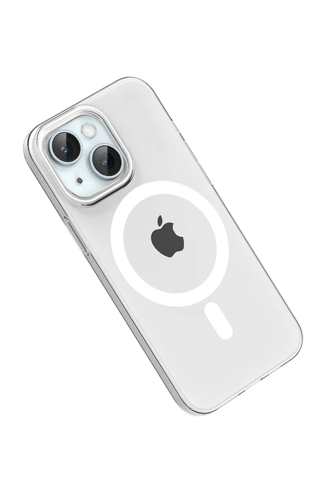 Joko Apple iPhone 15 PC Blank Magsafe Kapak - Şeffaf
