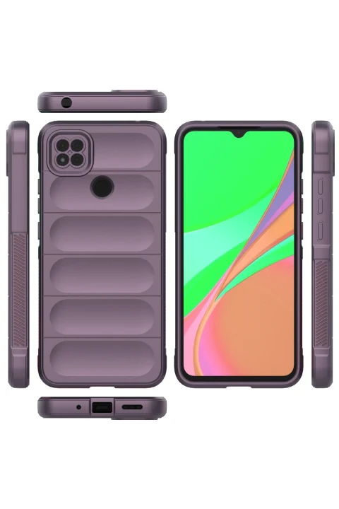 uryport Xiaomi Redmi 9C Kılıf Optimum Silikon - Mor