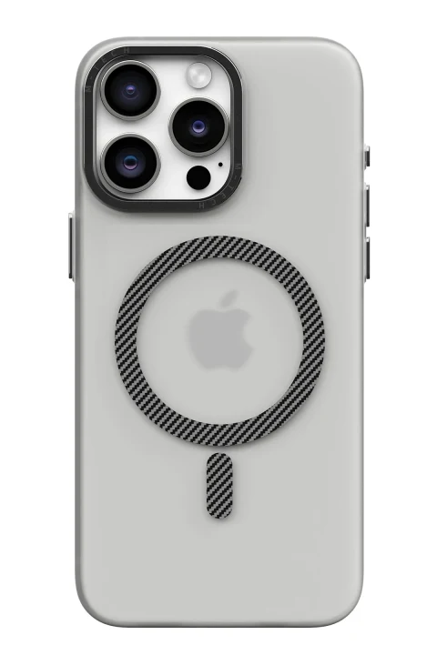 Joko Apple iPhone 15 Pro Forever Magsafe Kapak - Titan Gri
