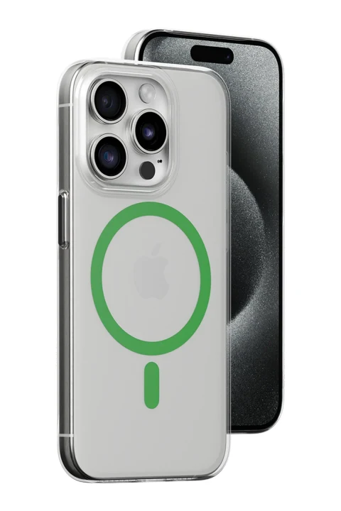 Joko Apple iPhone 15 Pro Kılıf Bubble Magsafe Kapak - Yeşil