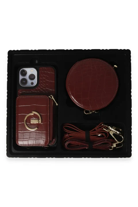 Joko Apple iPhone 14 Pro Max Kılıf Ermes Kapak - Bordo