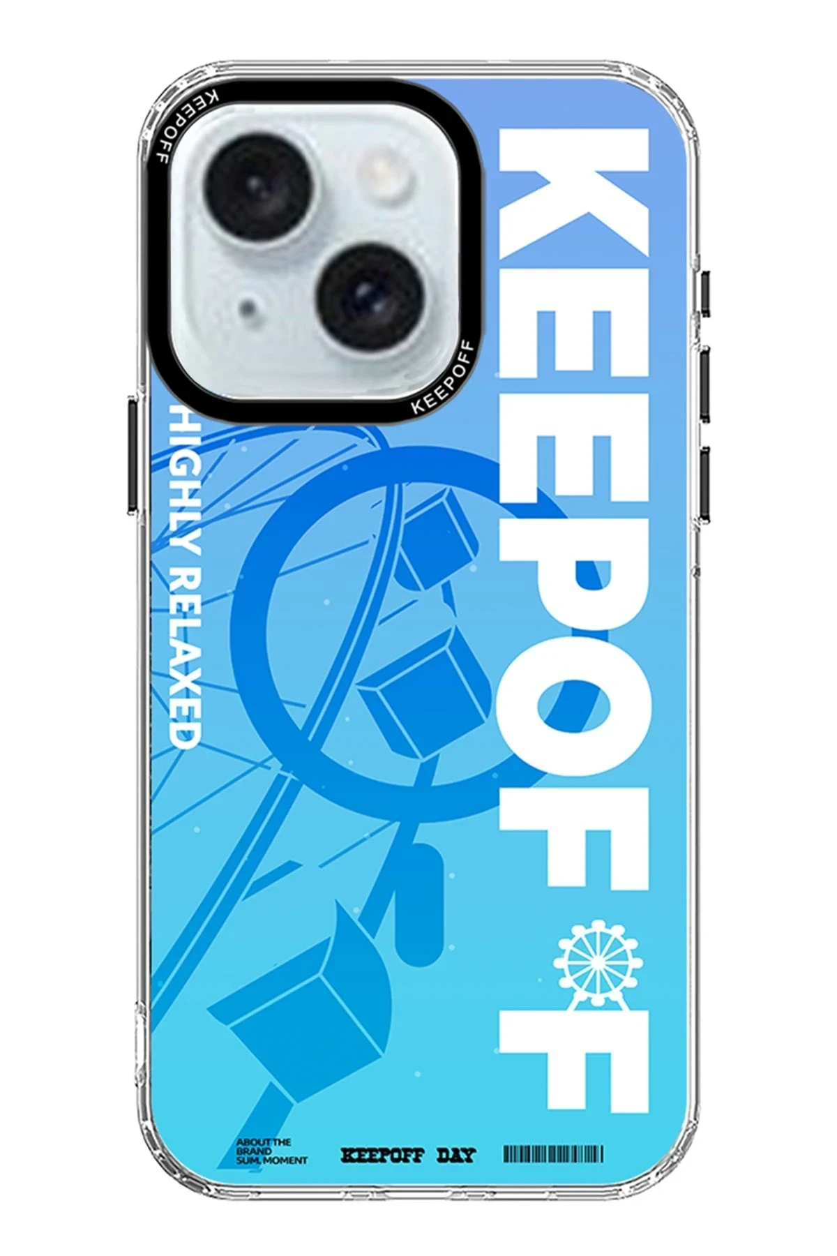 Keep Off Apple iPhone 15 Summer Travel Magsafe Kapak - High Relaxation