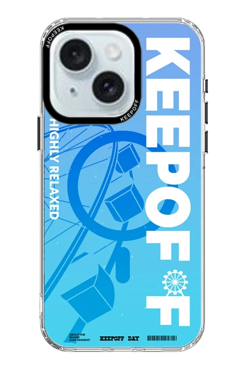 Keep Off Apple iPhone 15 Summer Travel Magsafe Kapak - High Relaxation