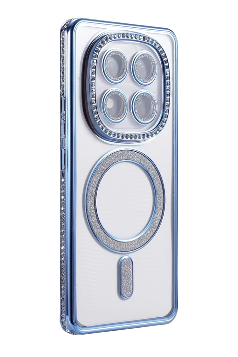 uryport Xiaomi Redmi Note 15 Pro 4G Joke Simli Magneticsafe Kılıf - Mavi