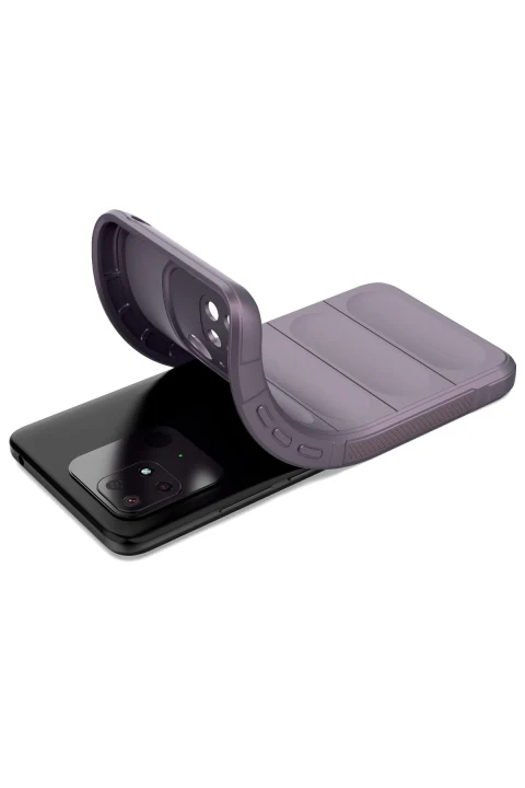 uryport Xiaomi Redmi 10C Kılıf Optimum Silikon - Mor