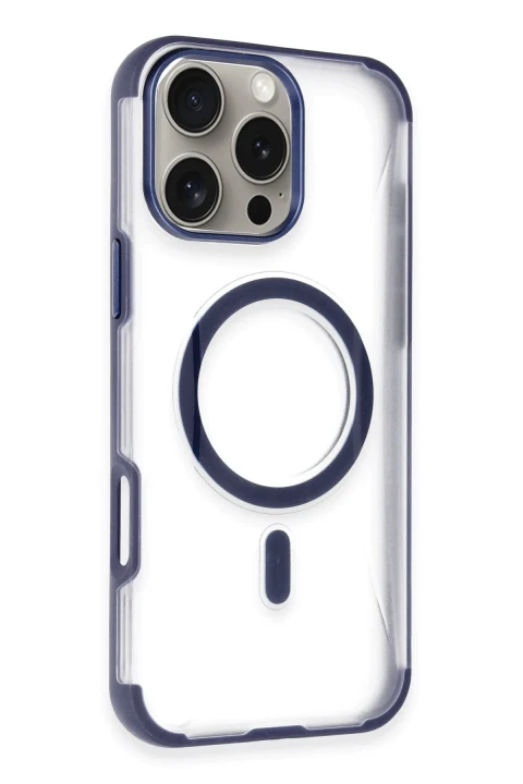 Joko Apple iPhone 16 Pro Hilton Magsafe Kapak - Lacivert