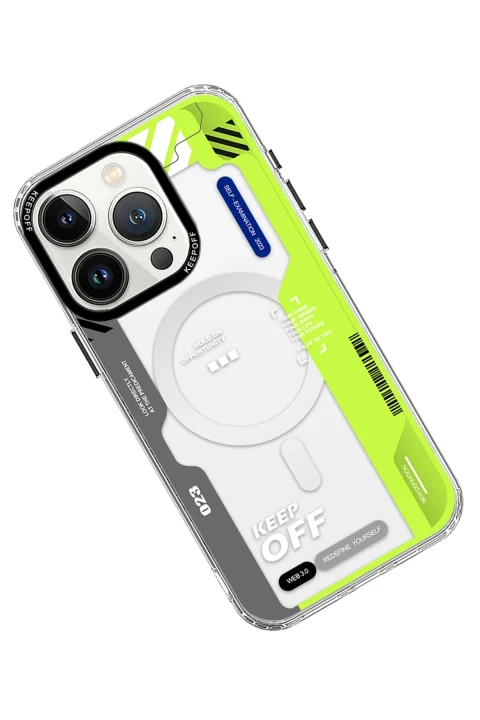 Keep Off Apple iPhone 15 Pro Max Imagination Of Time Magsafe Kapak - Change Myself