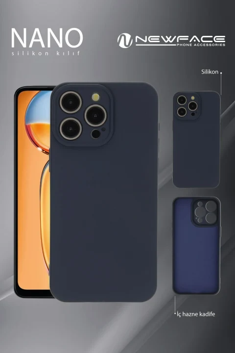 uryport Vivo Y36 Kılıf Nano içi Kadife Silikon - Lila