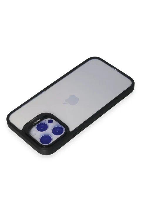 Joko Apple iPhone 13 Pro Max Kılıf Roblox Lens Standlı Kapak - Siyah