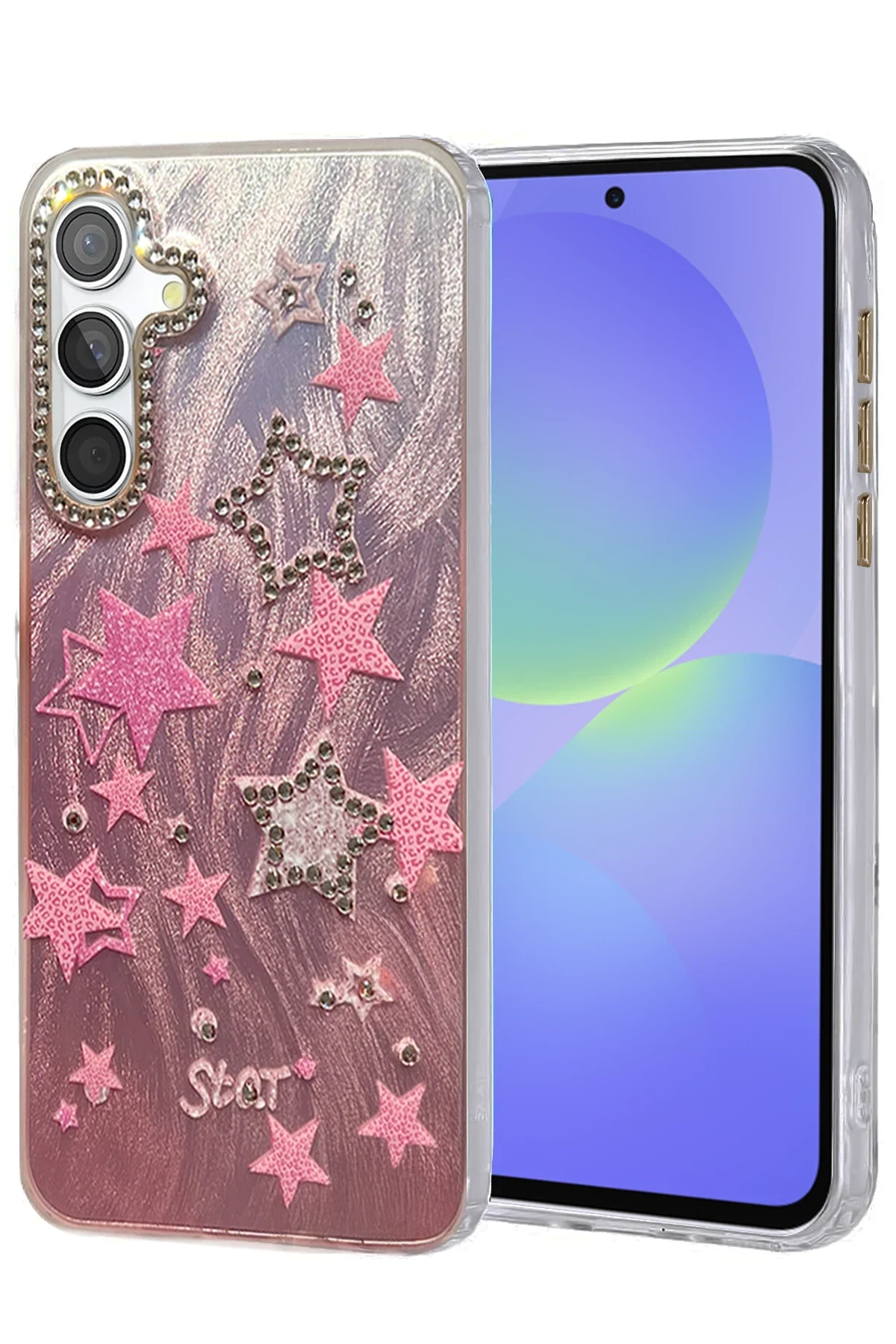 uryport Samsung Galaxy A36 Kılıf Blade Aynalı Desenli Kapak - Desen 7