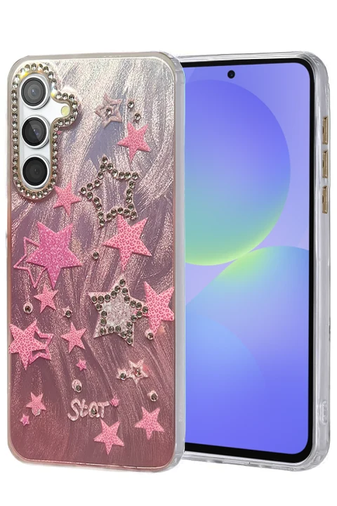uryport Samsung Galaxy A36 Kılıf Blade Aynalı Desenli Kapak - Desen 7