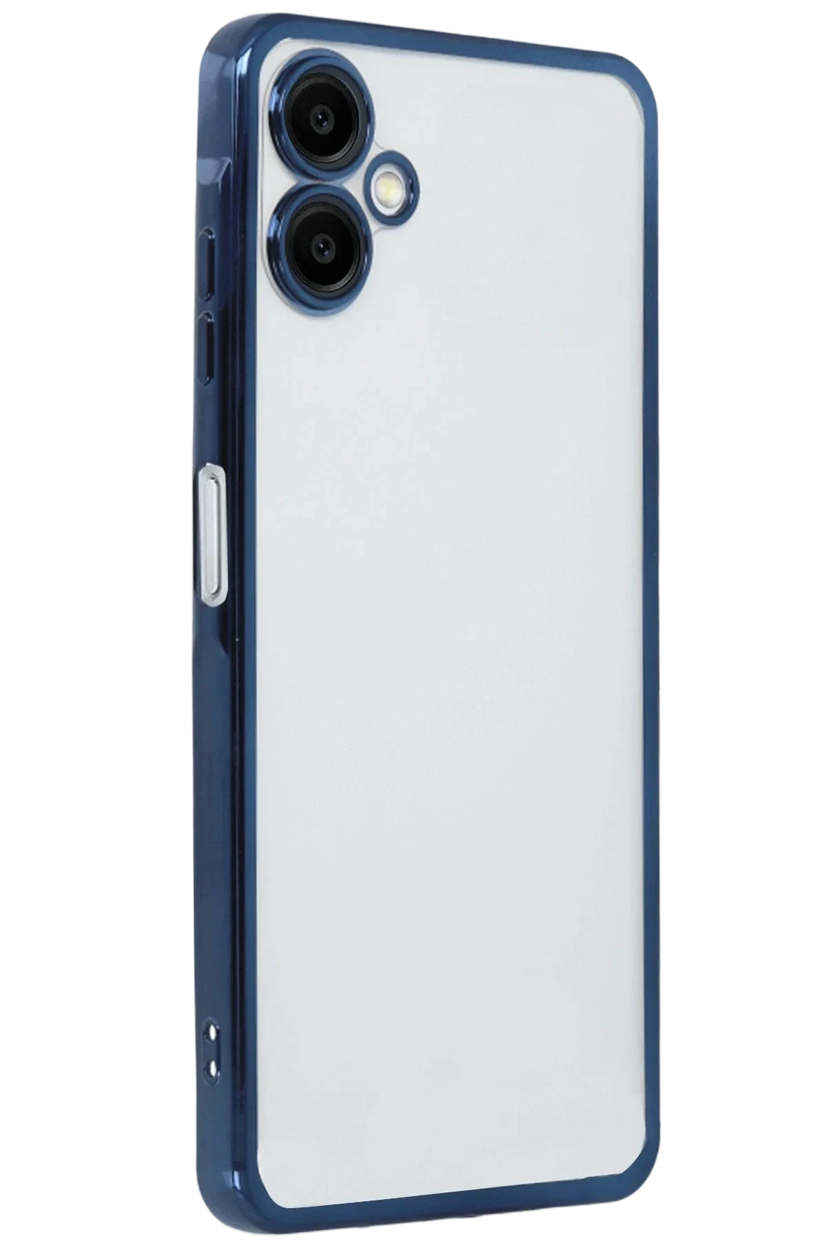 uryport Samsung Galaxy A07 4G Razer Lensli Silikon - Lacivert