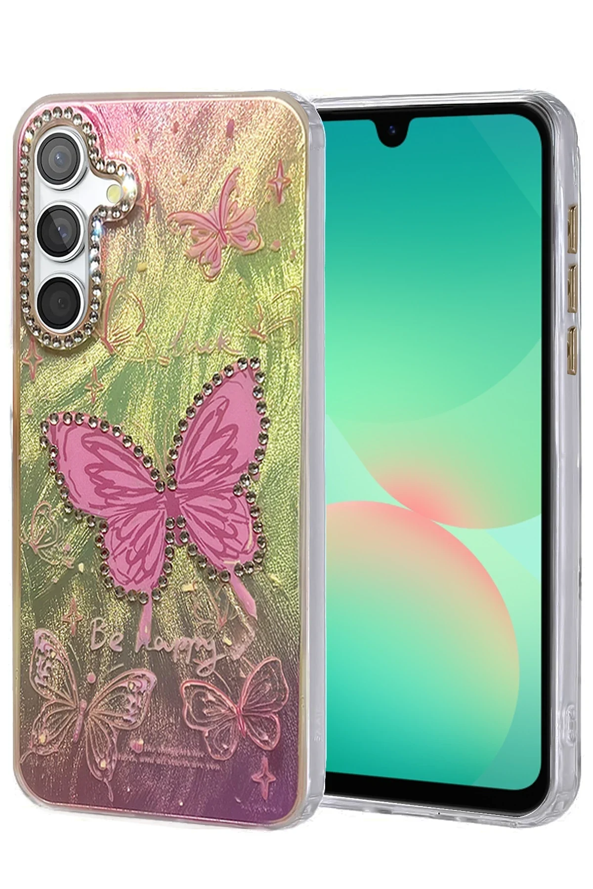 uryport Samsung Galaxy A26 Kılıf Blade Aynalı Desenli Kapak - Desen 5