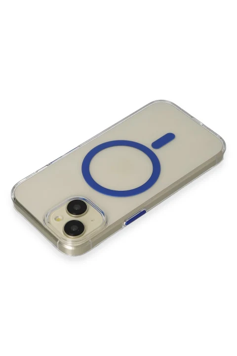 Joko Apple iPhone 15 Bubble Magsafe Kapak - Lacivert