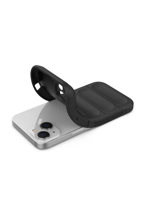 uryport Apple iPhone 14 Kılıf Optimum Silikon - Siyah